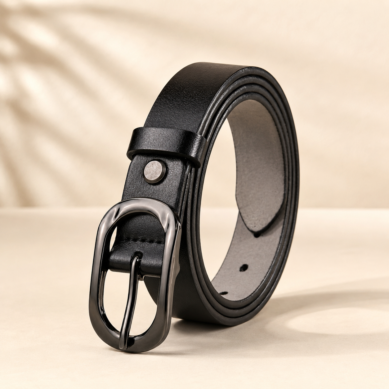 Women's Elegant Slim Belt | Adjustable Needle Buckle Waist Belt for Dresses & Coats
